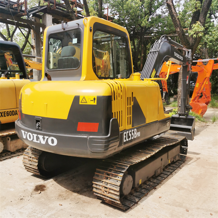 38.8KW 2020 Year Good Condition Direct Injection Engine 5 Ton Mini Volvo EC55 in Korea