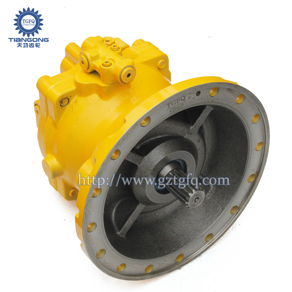 PC160-7 Steel Polished Excavator Swing Motor Spare Part 21K-26-B7300/21K-26-41101