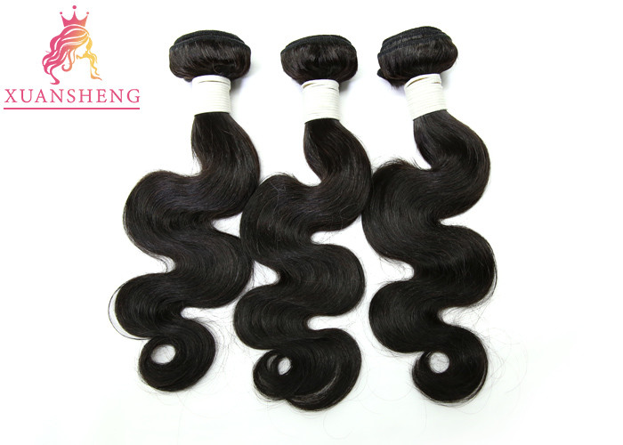 100% Unprocessed Peruvian Body Wave Extensions Thick Bottom Hair End