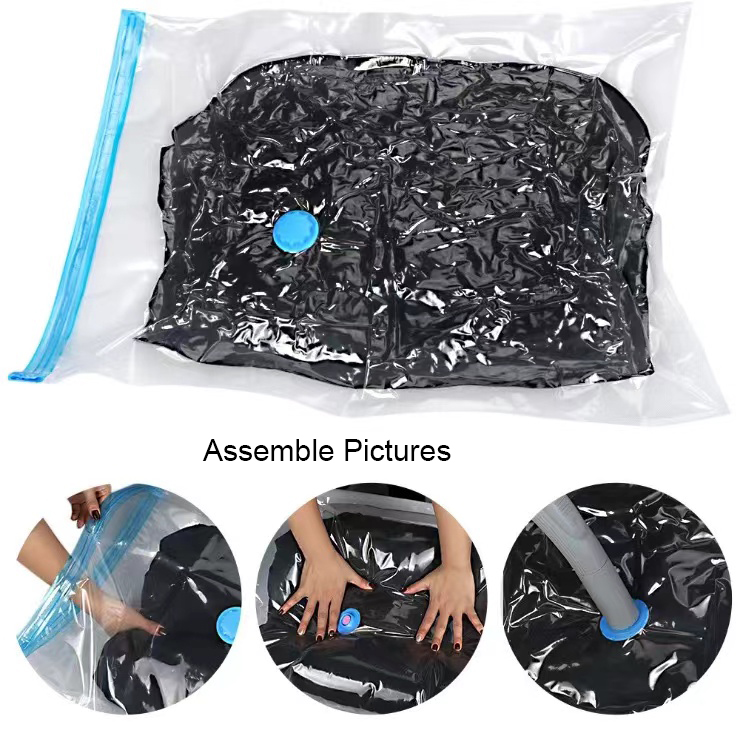 Air Suction Vacuum Compression Storage Bag For Student Luggage