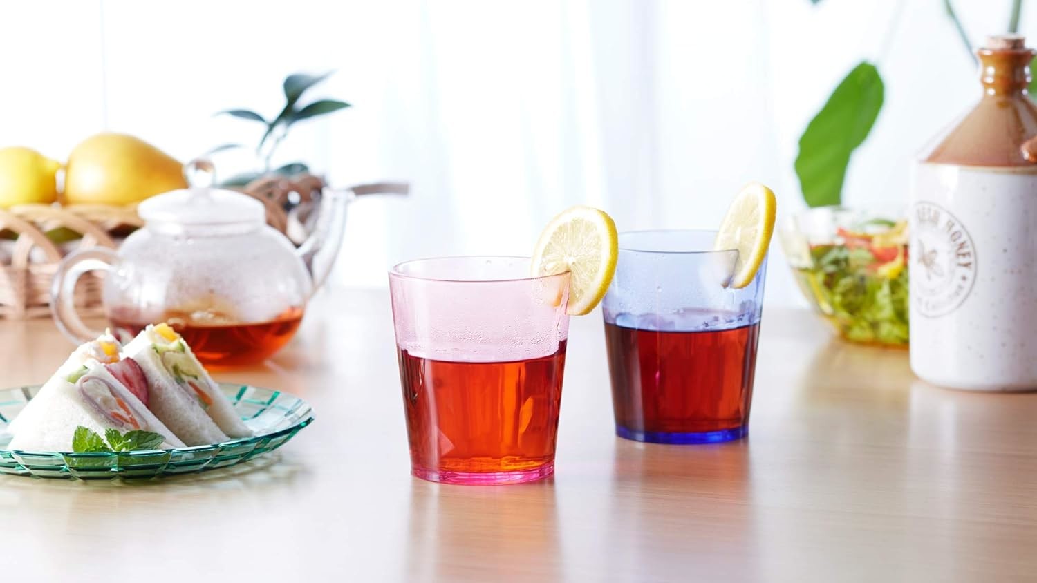 13oz Unbreakable Premium Drinking Glasses Set Of 6 Super Grade Acrylic Plastic