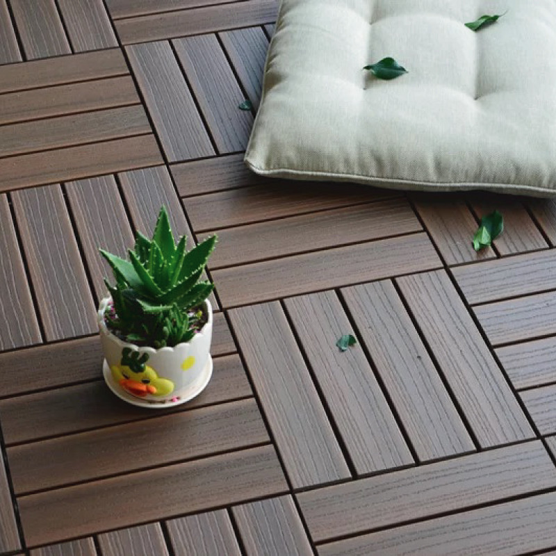 Diy Floor Wpc Outdoor Patio Tiles Decking Wood Plastic Composite Deck Tile