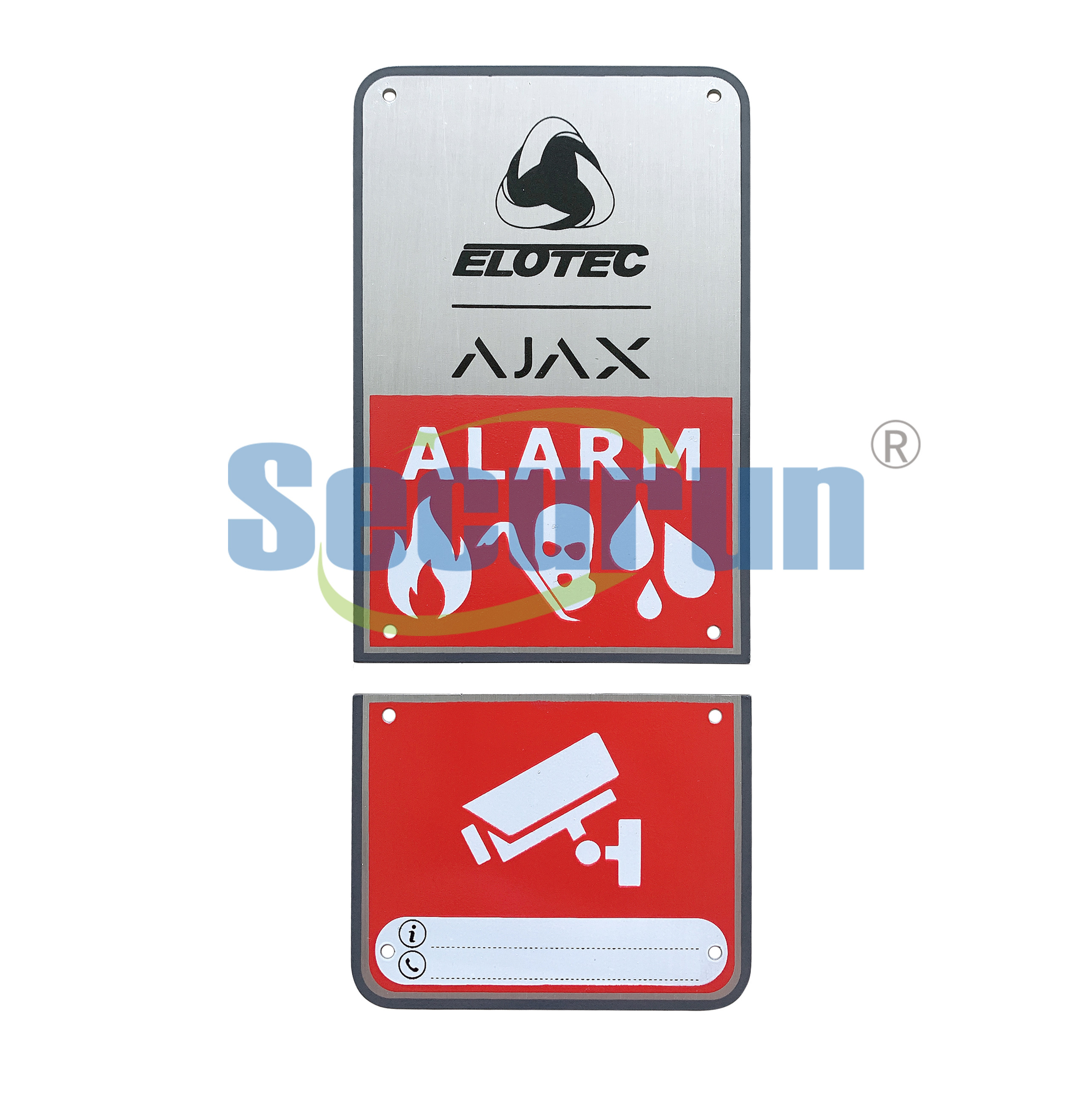 Outdoor Aluminum Photoluminescent Signage Custom 10x12