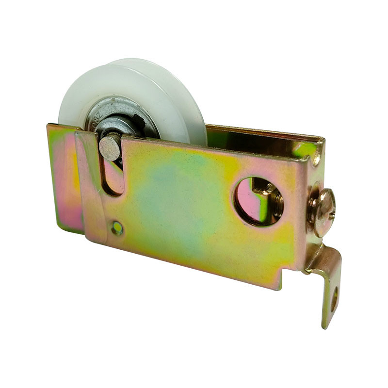 Closet Sliding Door Rollers Iron Zinc Material Oxidation Surface