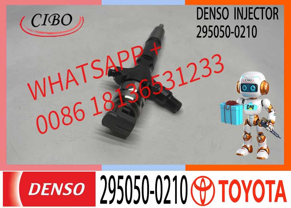 Common Rail Fuel Injector 23670-30410 Common Rail Injetor 295050-0210 For TOYOTA 1KD-FTV