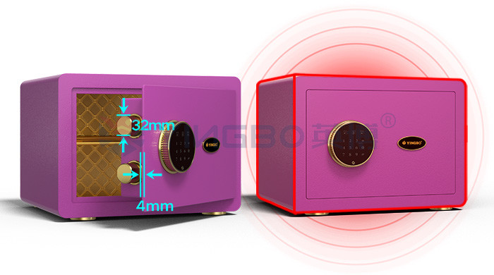 Colorful Home Dual Alarm System Security Safe Box YB/SC-25