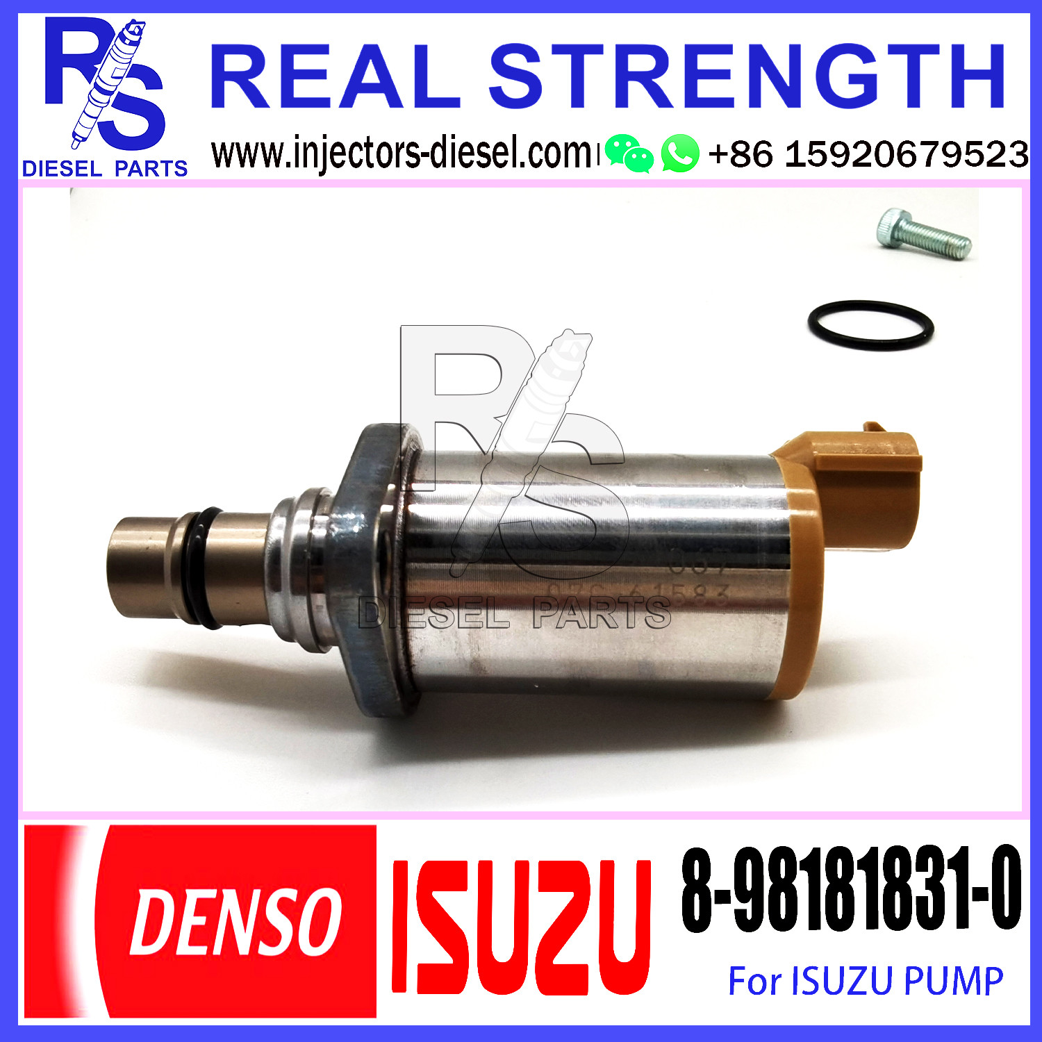 ISUZU EURO4/ 54JJ1 INJECTION PUMP SUCTION CONTROL VALVE SCV valve 8-98181831-0