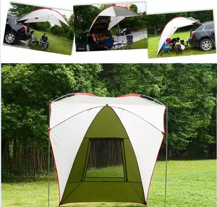 4 Seasons 190T Polyester SUV Rear Outdoor Camping Tent