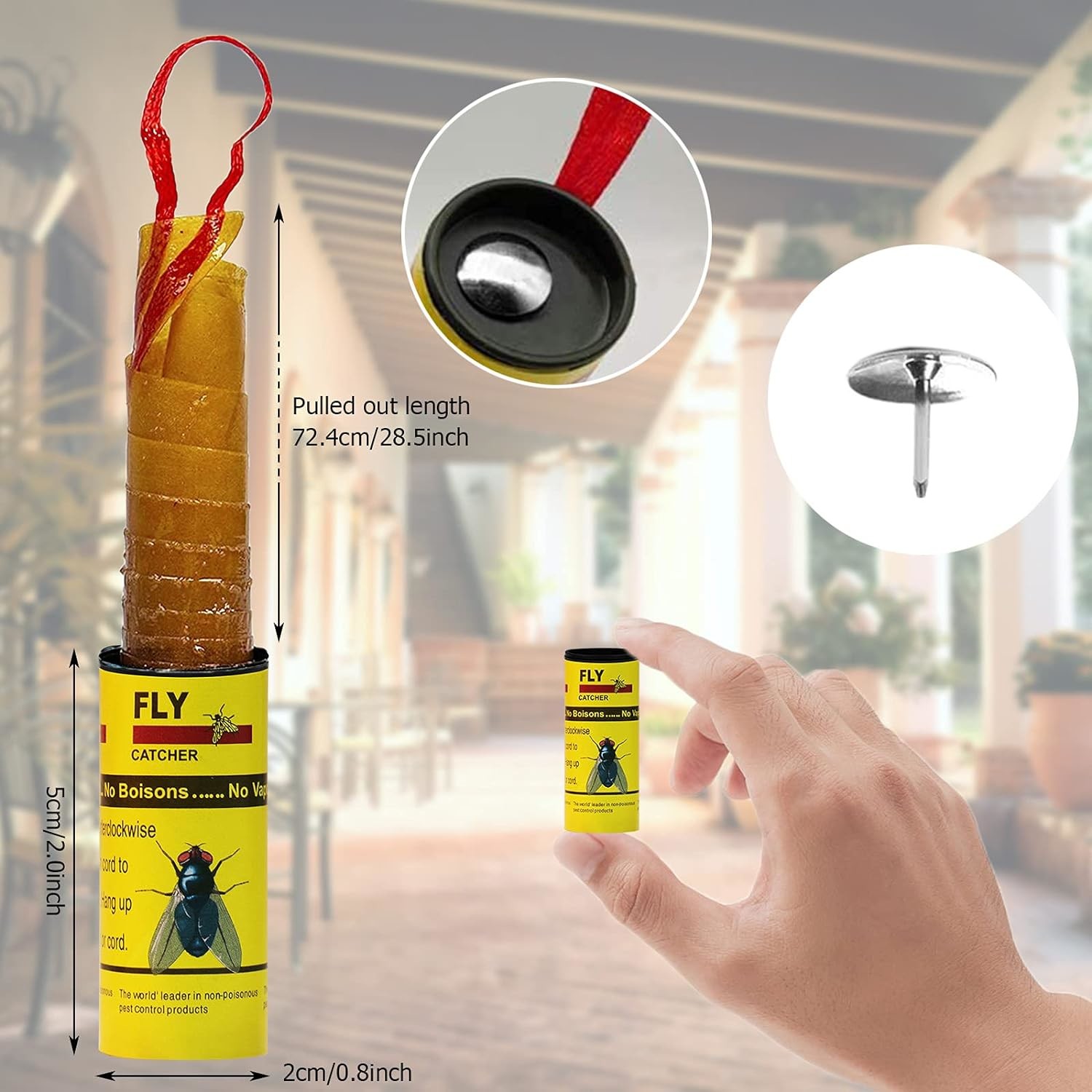 JZ Pest Control Eco Friendly Uv Fly Killer Paper Safe Adhesive Insect Pest Control Fly Traps