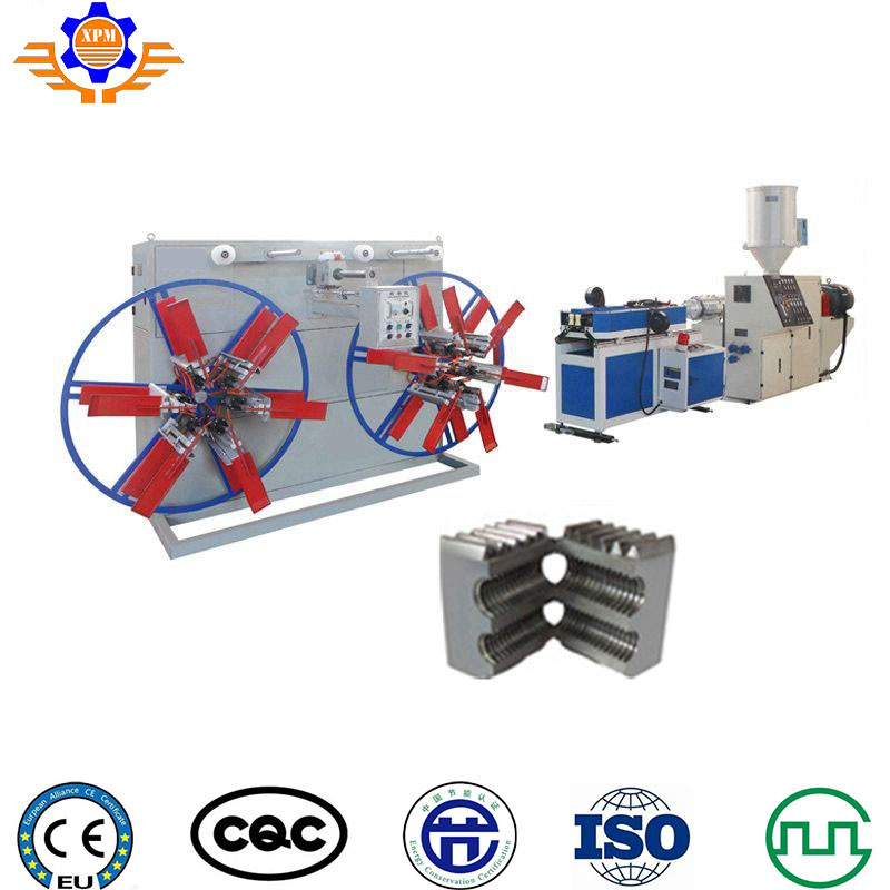 PVC PE Plastic Corrugated Pipe Making Machine Production Line Single Wall