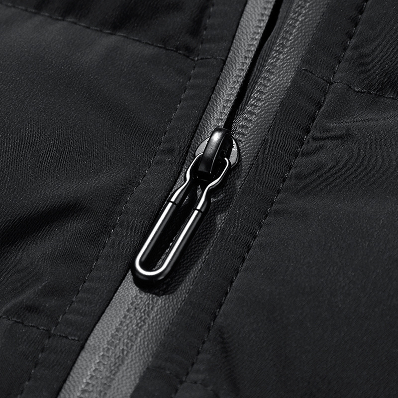 Winter Padded Cotton Jacket Men Windproof Worsted Knitted Coat