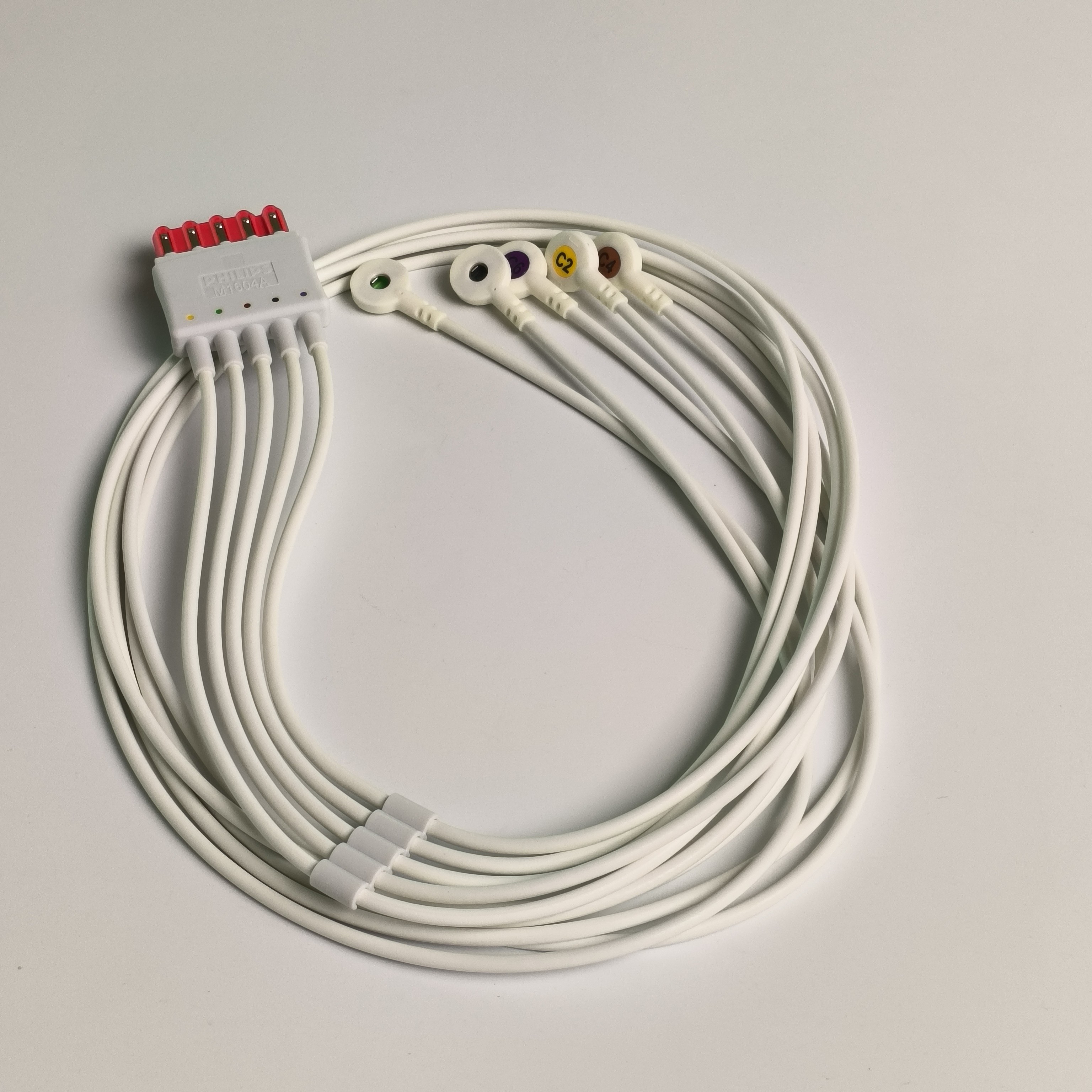 Philip CBL 5 Lead Snap Chest IEC,ICU，REF M1604A PN 989803144921