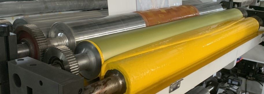 6 Colours PP Woven Fabric Flexo Printing Machine 1300mm Length Of Printing