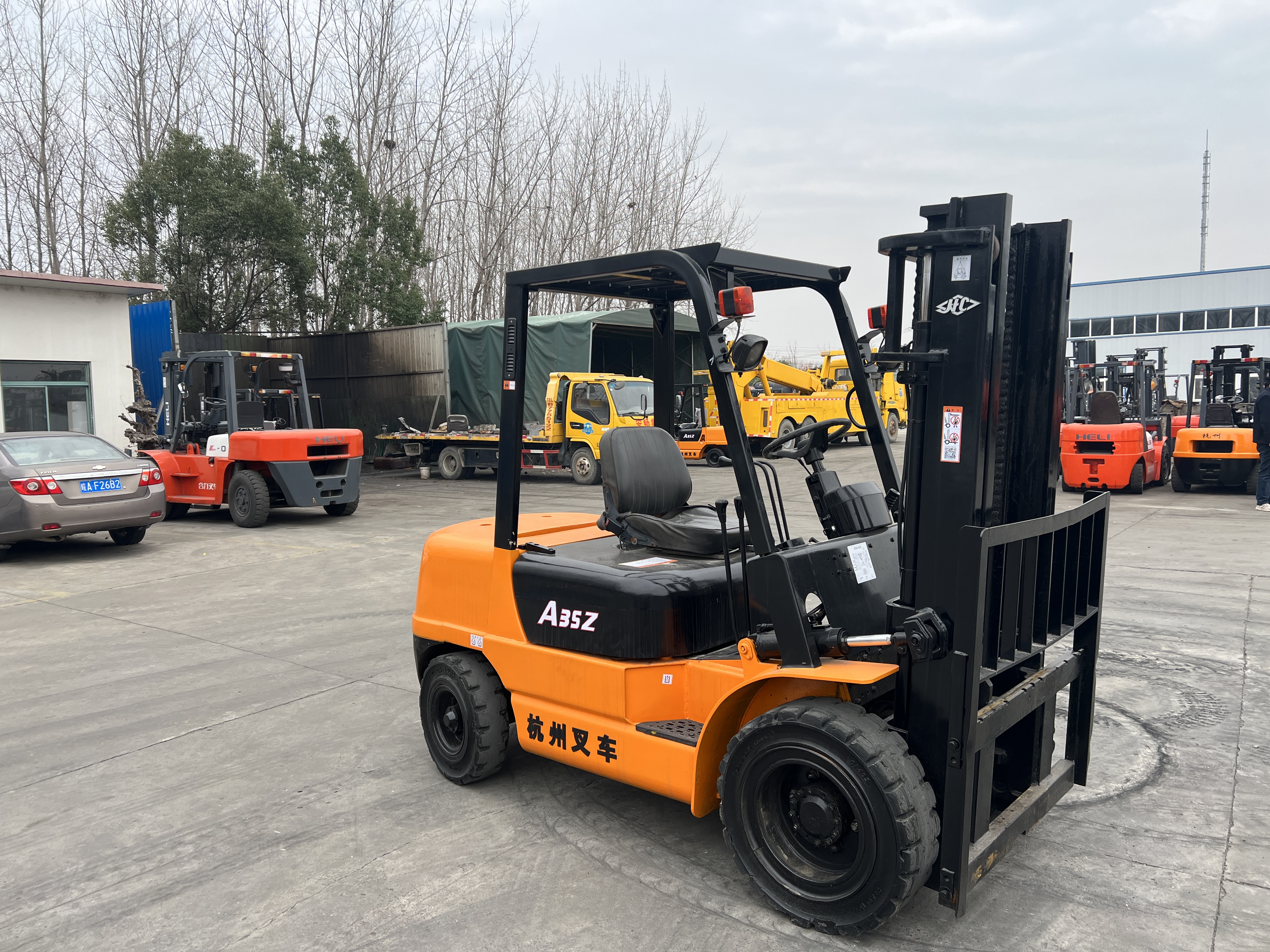 Multifunction Second Hand Fork Lift Trucks HANGCHA A35z 3.5t 4.5t 5t