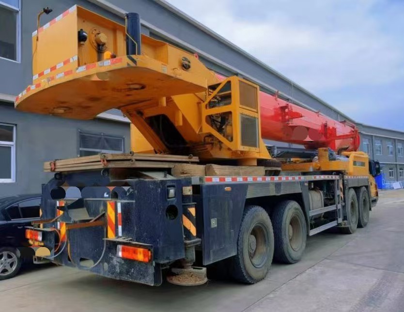 2021 Used SANY Mobile Truck Crane 80 Tons With WEICHAI Engine And 6 Crane Jib