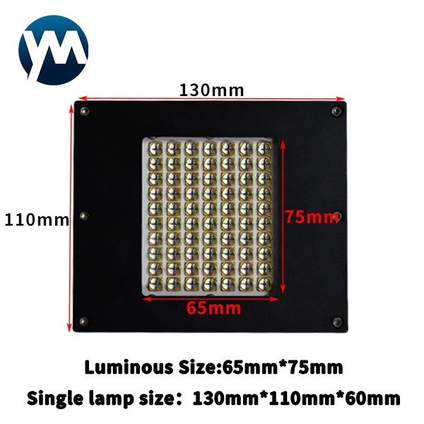 Aluminum Profile Printing 600w LED UV Curing System 365nm 385nm 395nm 405nm