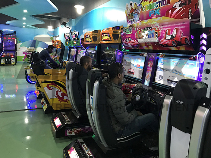 32 Inch Racing Game Simulator Machines For Entertament HD LCD Screen