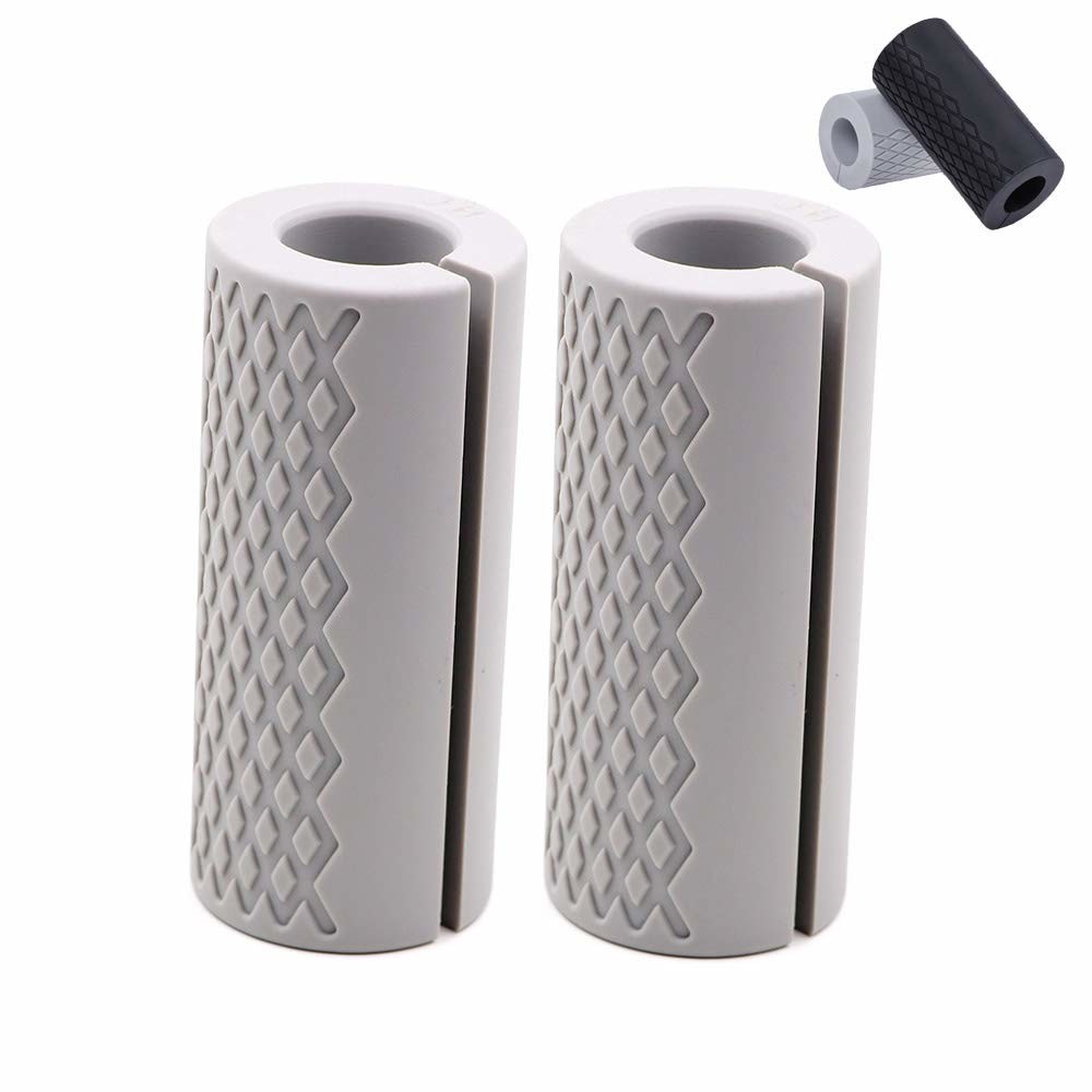 Soft Silicone Barbell Grips Fit Standard Barbell Dumbell Handles Bar Grips For Weightlifting