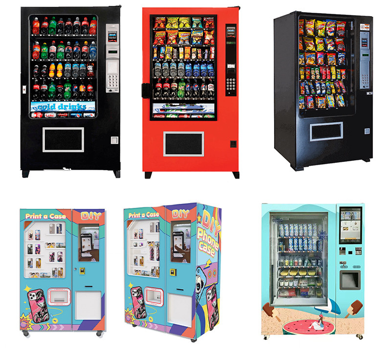 220V 50HZ Cold Drink Vending Machine With Customized Color Painting Sticker Within Voltage