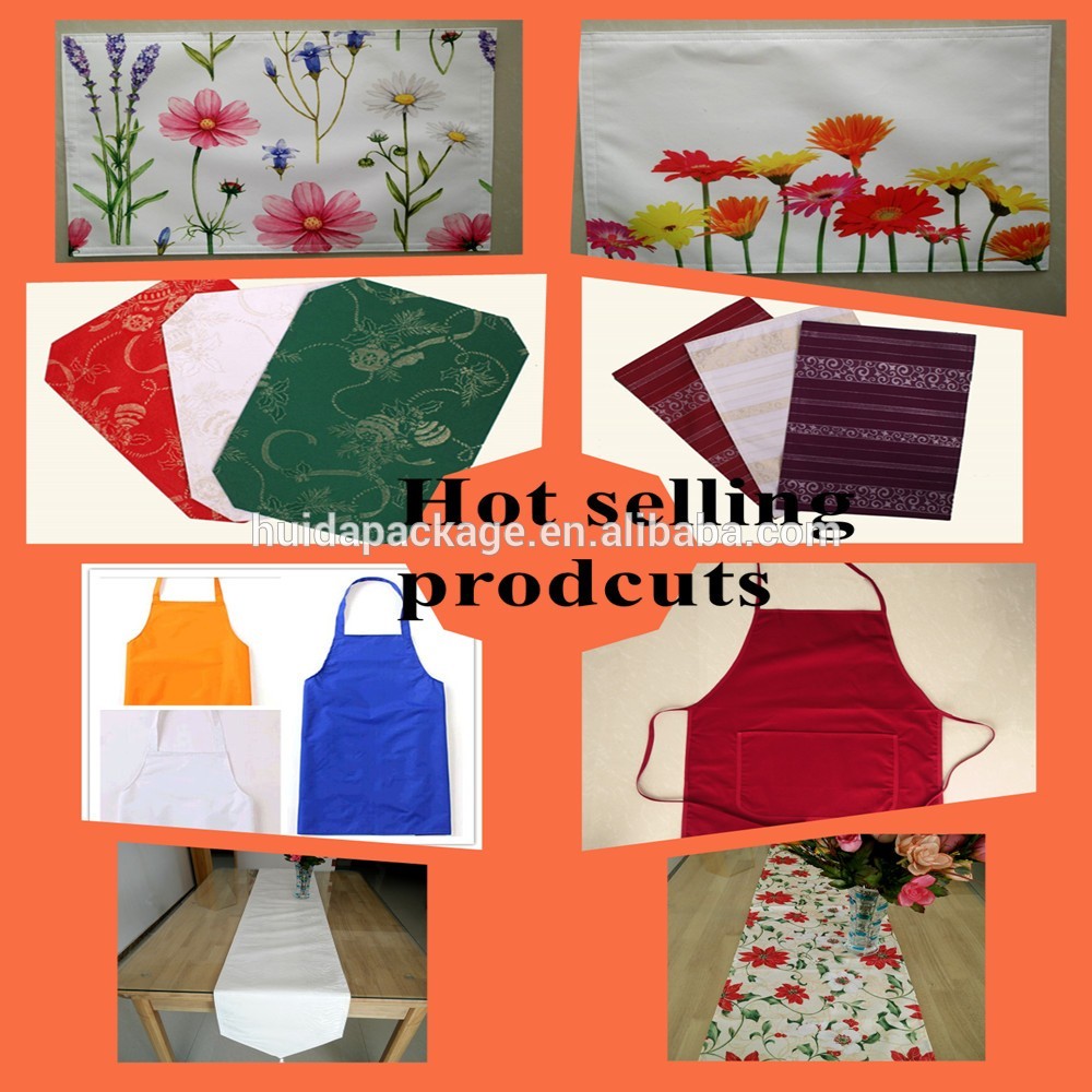Colorful flower design printed tablecloth made of 100% polyester table decration cloth