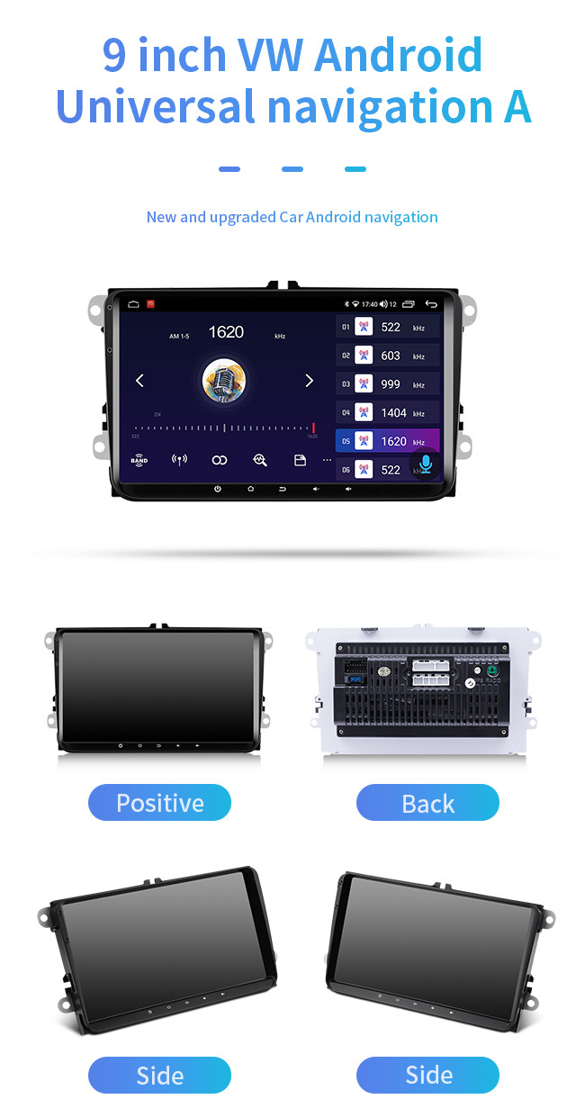 9 Inch Car Android GPS Navigation For VW 1080P Screen Canbus Carpler Multimedia