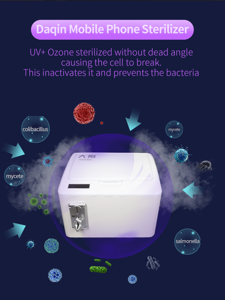 Multifunction UV Phone Sanitizer Disinfectant Machine 50Hz