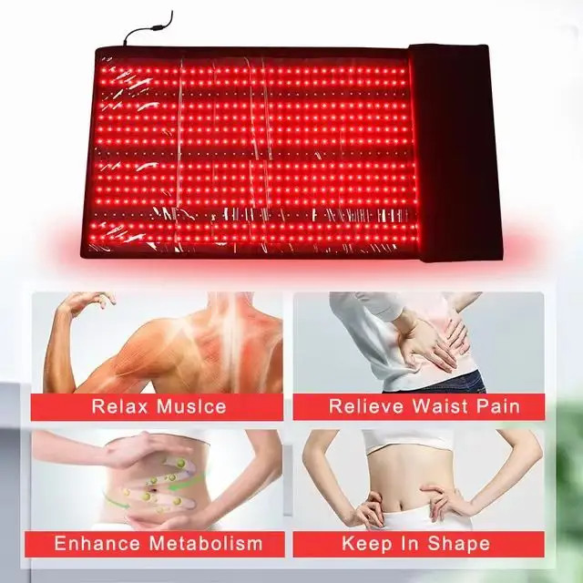 945pcs LEDS Red Light Therapy Pads Yoga Mat LED Infrared Light Belt