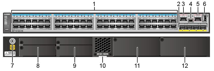 S5710-52C-EI 48 10/100/1000BASE-T 150W Cisco Gigabit Switch