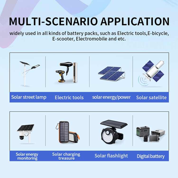Li-Ion 3s 12.75v 5-80A Lithium Battery Pack Bms With Balance For Solar Street Light