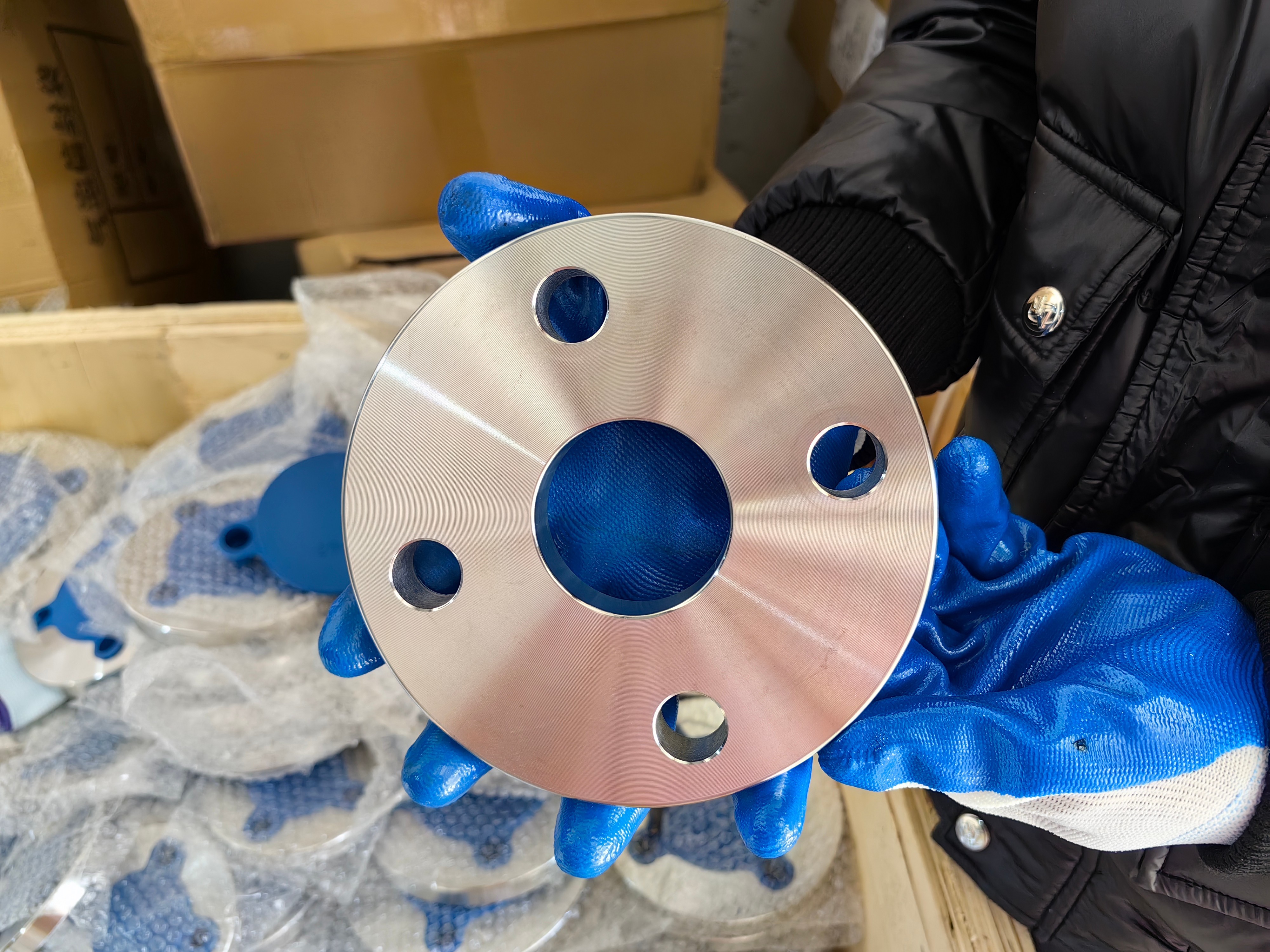 Pipeline 3 Inch Stainless Steel Weld Pressure Class300 SS Threaded Flange