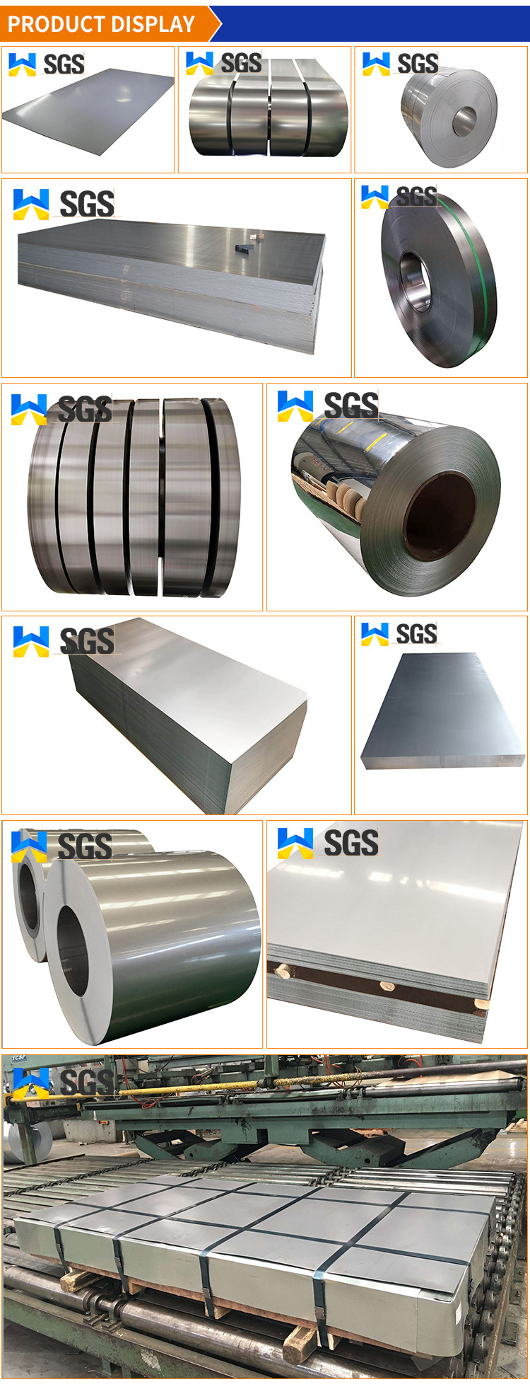 DX51D 2.5mm Galvanized Steel Strip Hot Dipped Galvanized Sheet Metal Strips 10mm
