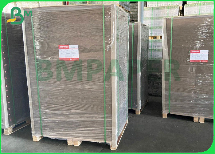 High Rigid Double Sides Uncoated 600g - 1500g Gray Chip Board For Storage Boxes