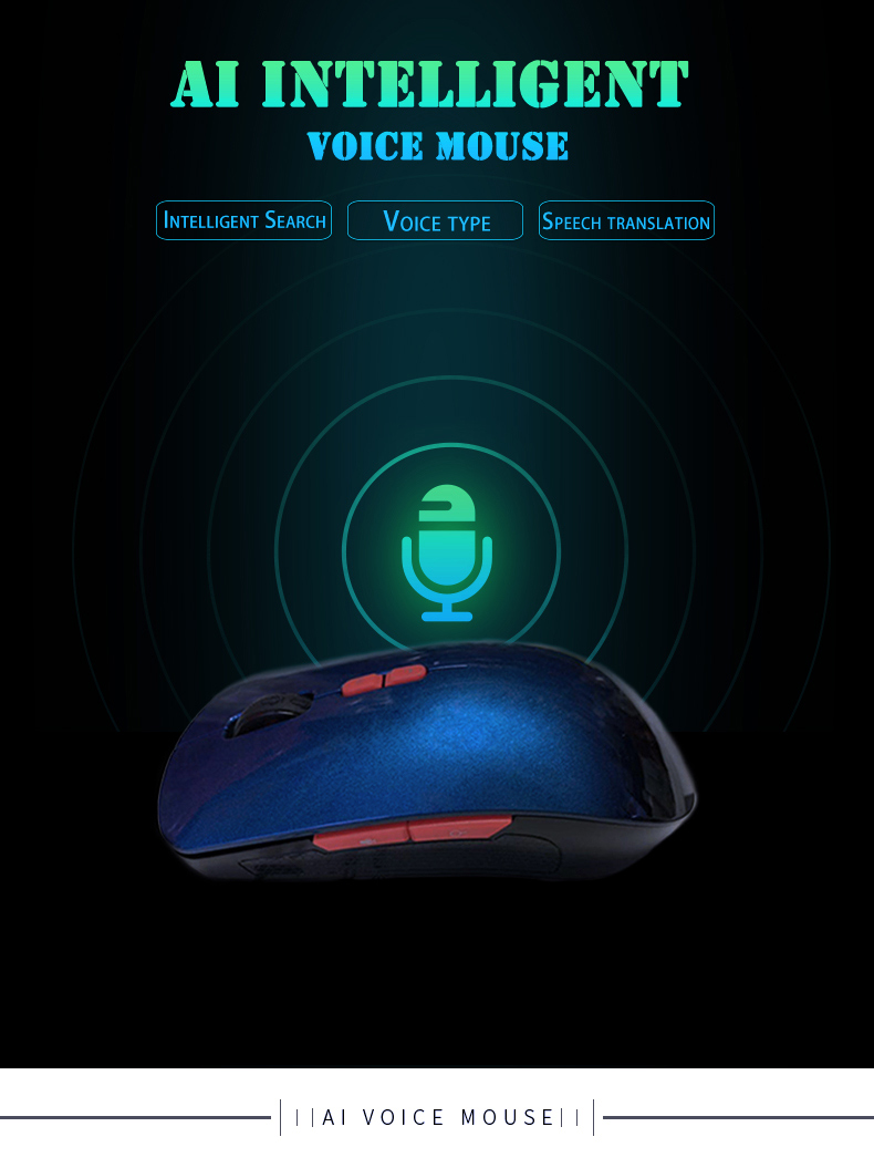 28 Languages Smart Ai Voice Mouse With Auto Fast Translate Function