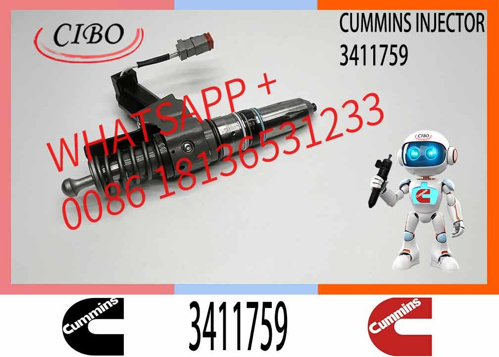 3411759 Diesel Fuel Injector N14 Common Rail Injector 3411766 3411691 3411767