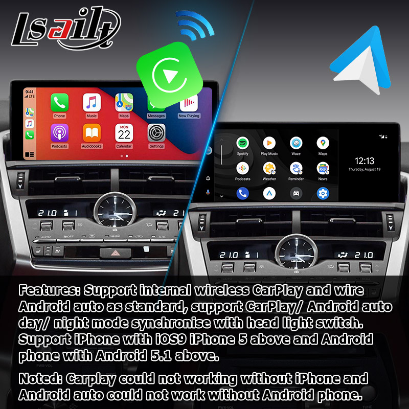 NX300 NX300h Lexus Android big Screen 10.25 Inches Android Carplay upgrade