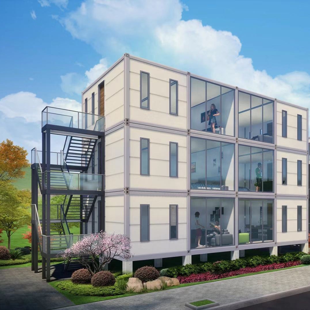 Home Luxury Villa Steel And Wooden Prefab Houses With Updated Designs