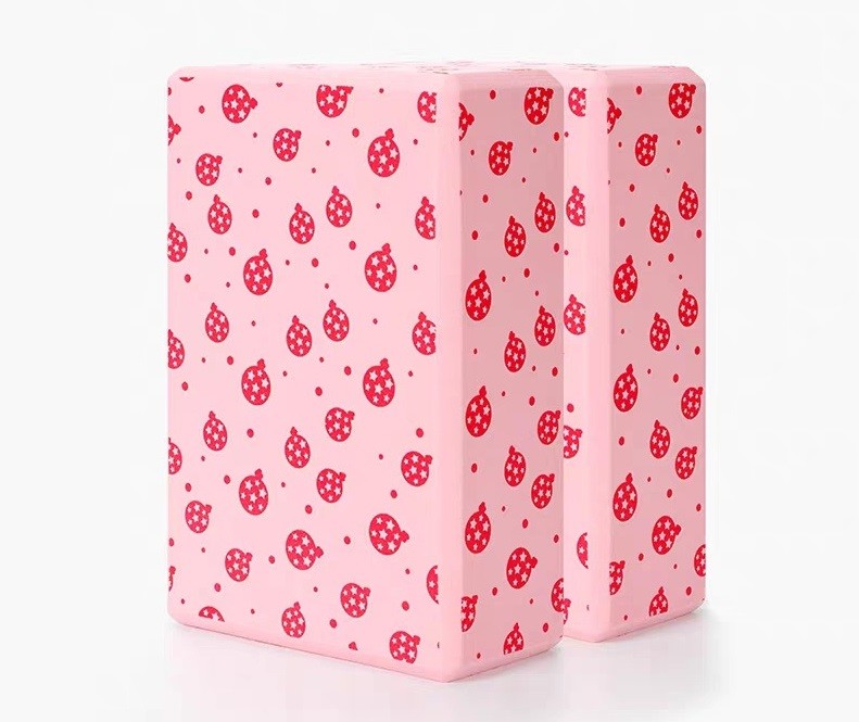 Printed Fitness Pilates Exercise EVA Gym Yoga Block