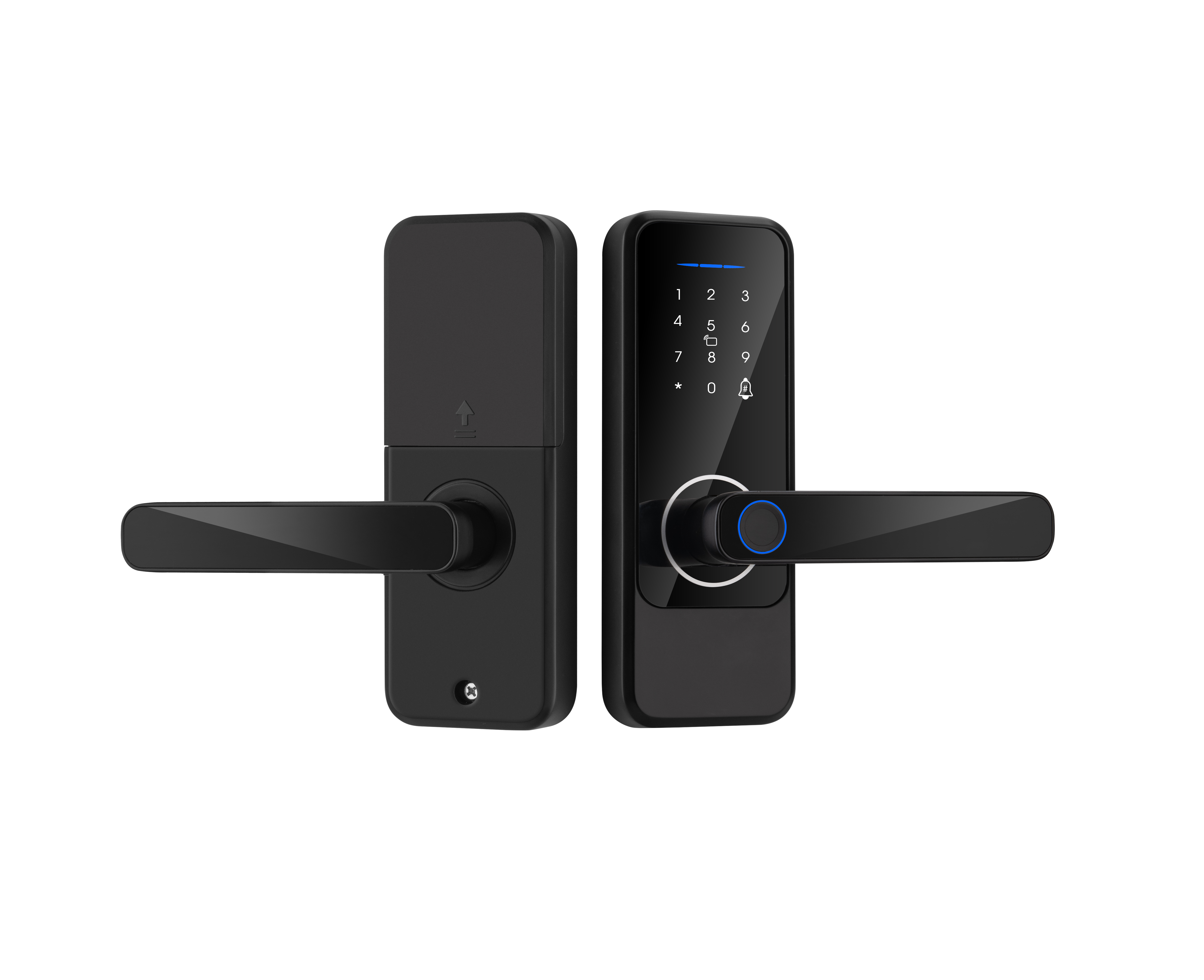 Aluminum Alloy Digital Door Lock Tuya Ttlock Wifi Keys Cerraduras Inteligentes