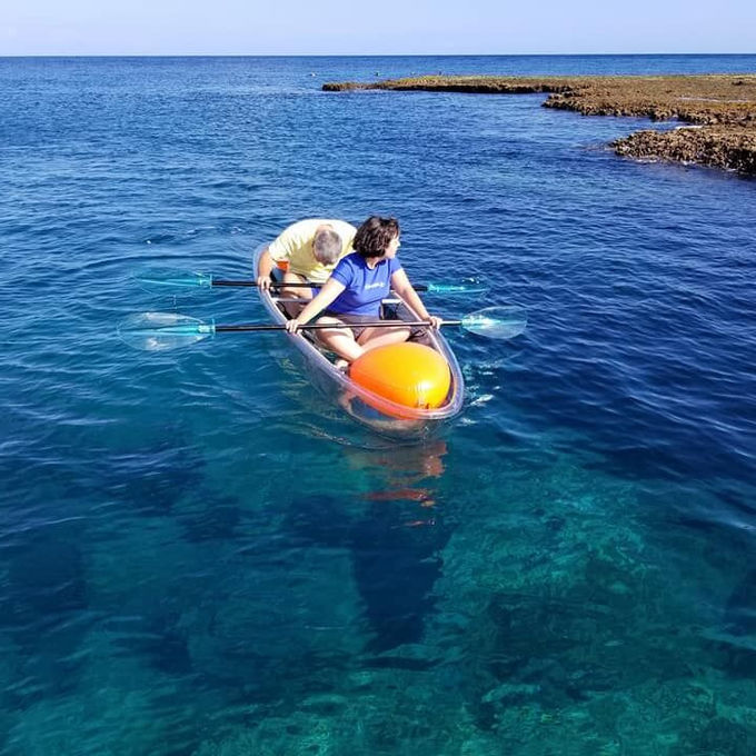 Polycarbonate Clear Plastic Kayak Durable For Double People CE Certification