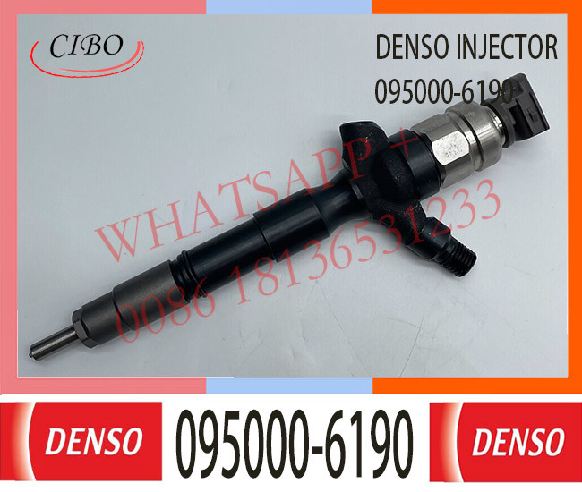095000-6190 Neutral Common Rail Diesel Fuel Injector For TOYOTA HILUX 2KD-FTV 23670-30100