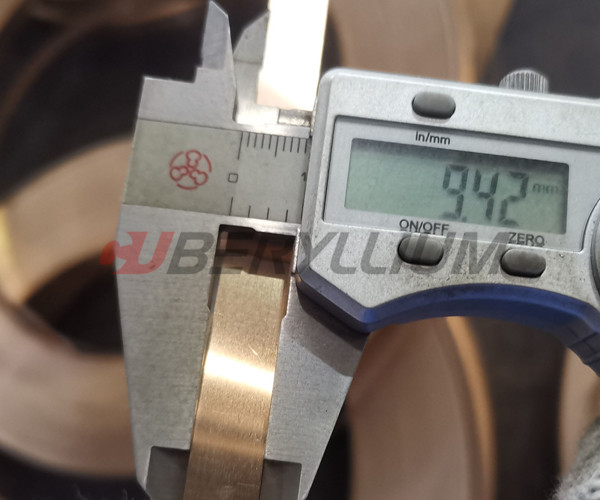 BrBNT1.9 Qbe1.9 Beryllium Copper Strip 0.8mmx200mm With Soft State
