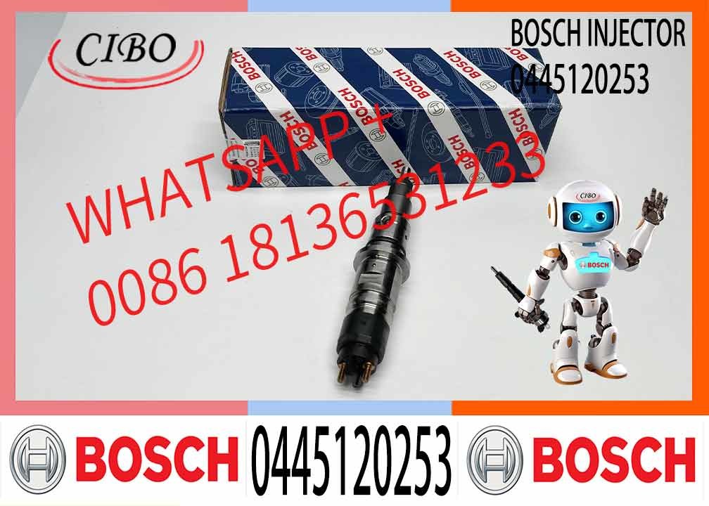 High Quality Fuel Injector 0445120253 Common Rail Injector 0445120253 For Cummins