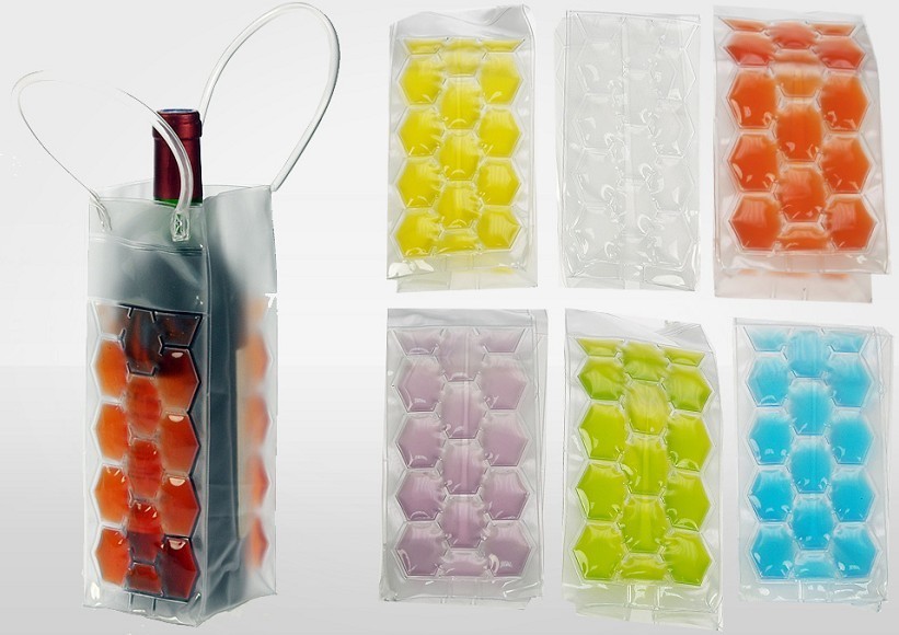 Reusable Plastic Wine Bottle Cooler Bags For Wine / Beer Packing