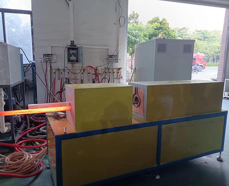 Fully Automatic Loading IGBT Induction Forging Machine In Industrial Processing