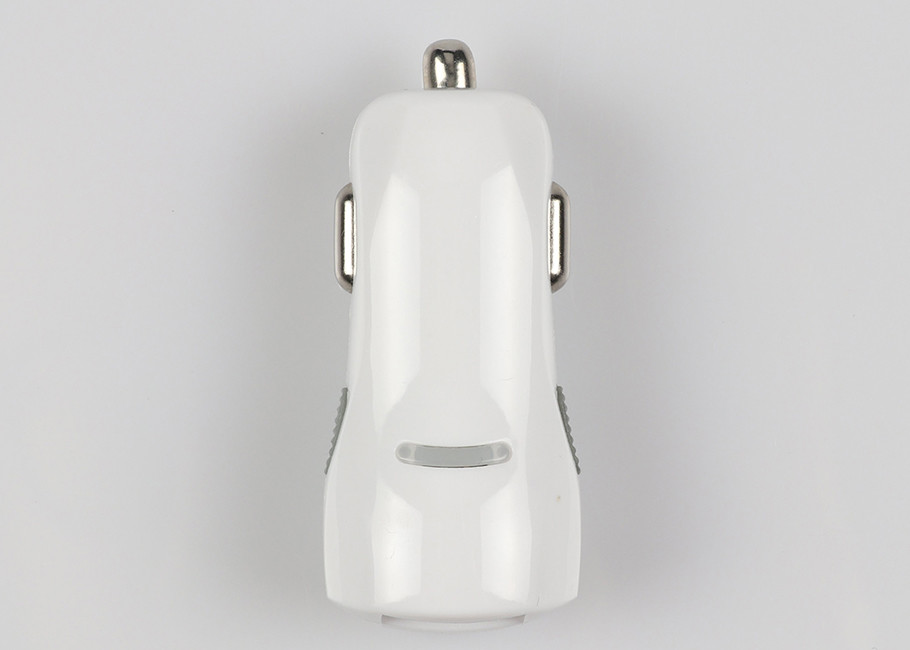 Fast Charging 2.1A Mini Car Charger Adapter With Two Usb Port Over Short Circuit Protection