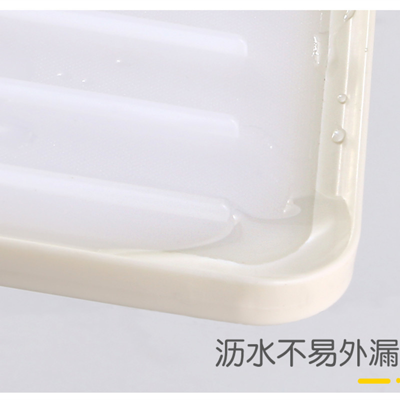 Rectangle Anti Skid White Plastic Chopping Board
