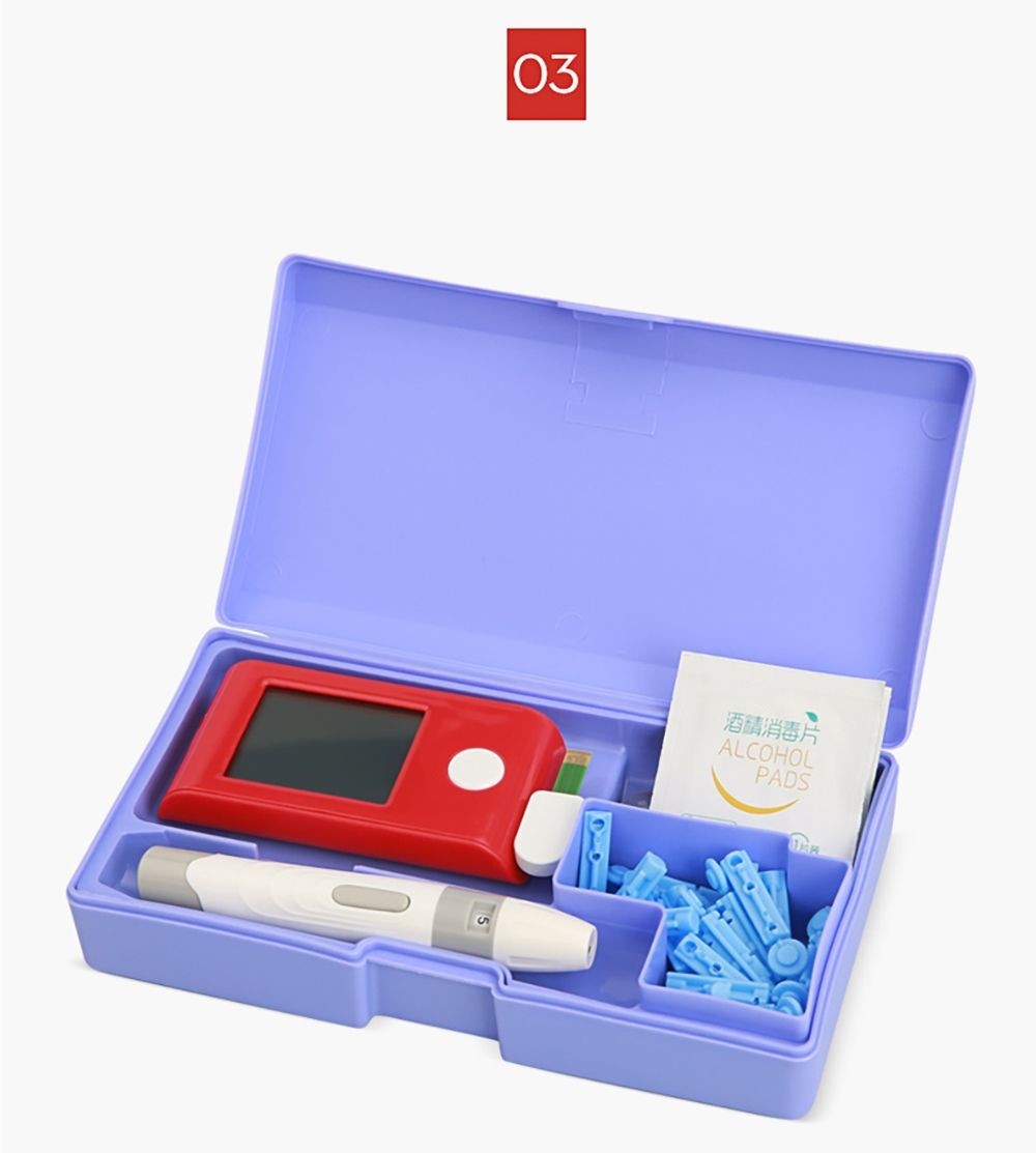 Medical Blood Glucose Meter 50g , Automatic Shutdown Easy Touch Glucose Meter