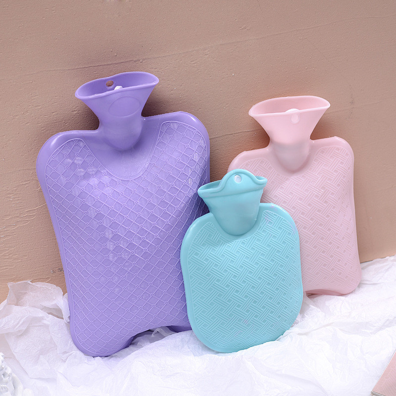 Soft Rubber Hot Water Bottle With Cover , Hot Water Bag 3 Litre For Cramps Pain Relief