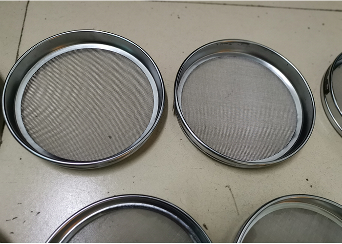 Microseismic Lab Sand Sieve Shaker ɸ 200*25mm Stainless Steel Wire Mesh