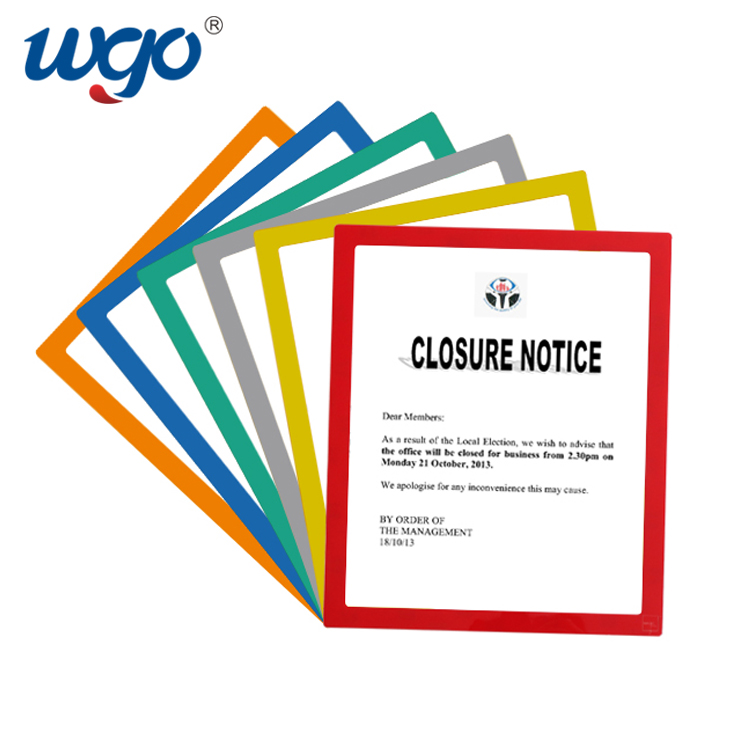 ISO9001 Restickable Wall Mounted Photo Frames 2.5x3.5 Inch Size Customized